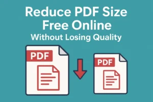 Reduce PDF Size Free Online Without Losing Quality – Best Tool 2025 with multiple function likes compress, split, merge